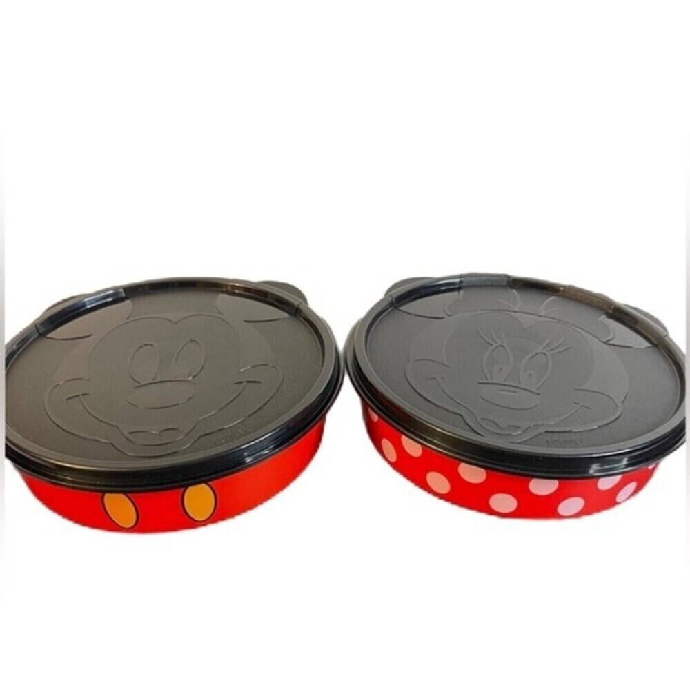 Tupperware Mickey & Minnie Mouse Storage Container Set - Picture 2 of 8
